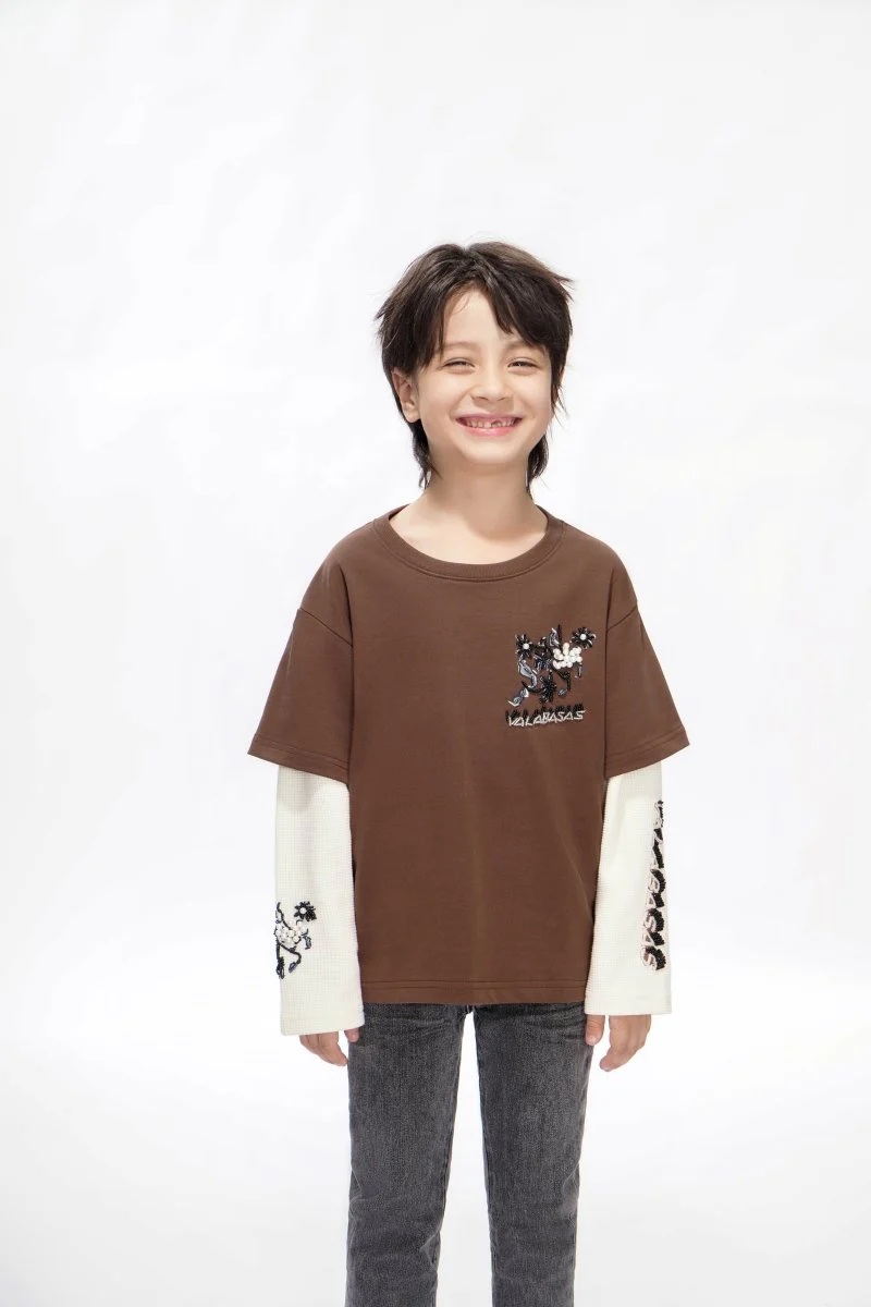 Inheritance Kids Brown Tee - Image 4