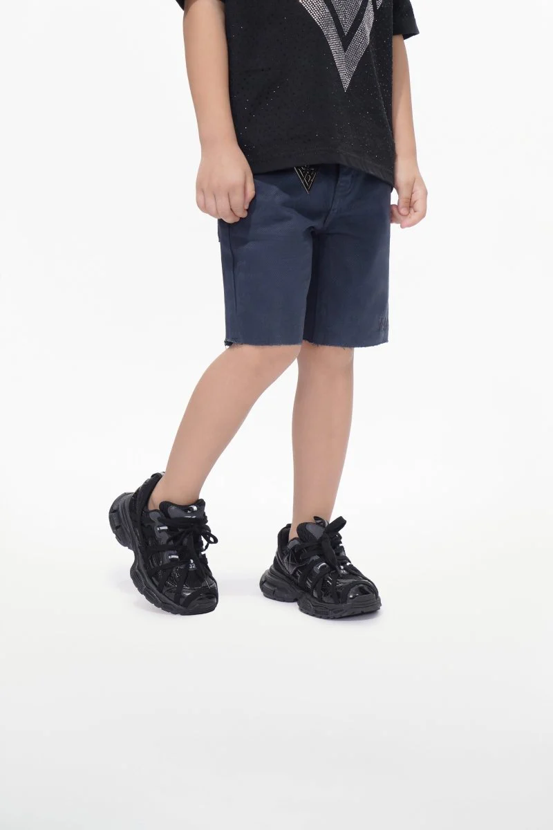 Jr. Shorts Kids Denim Navy Waxed - Image 4