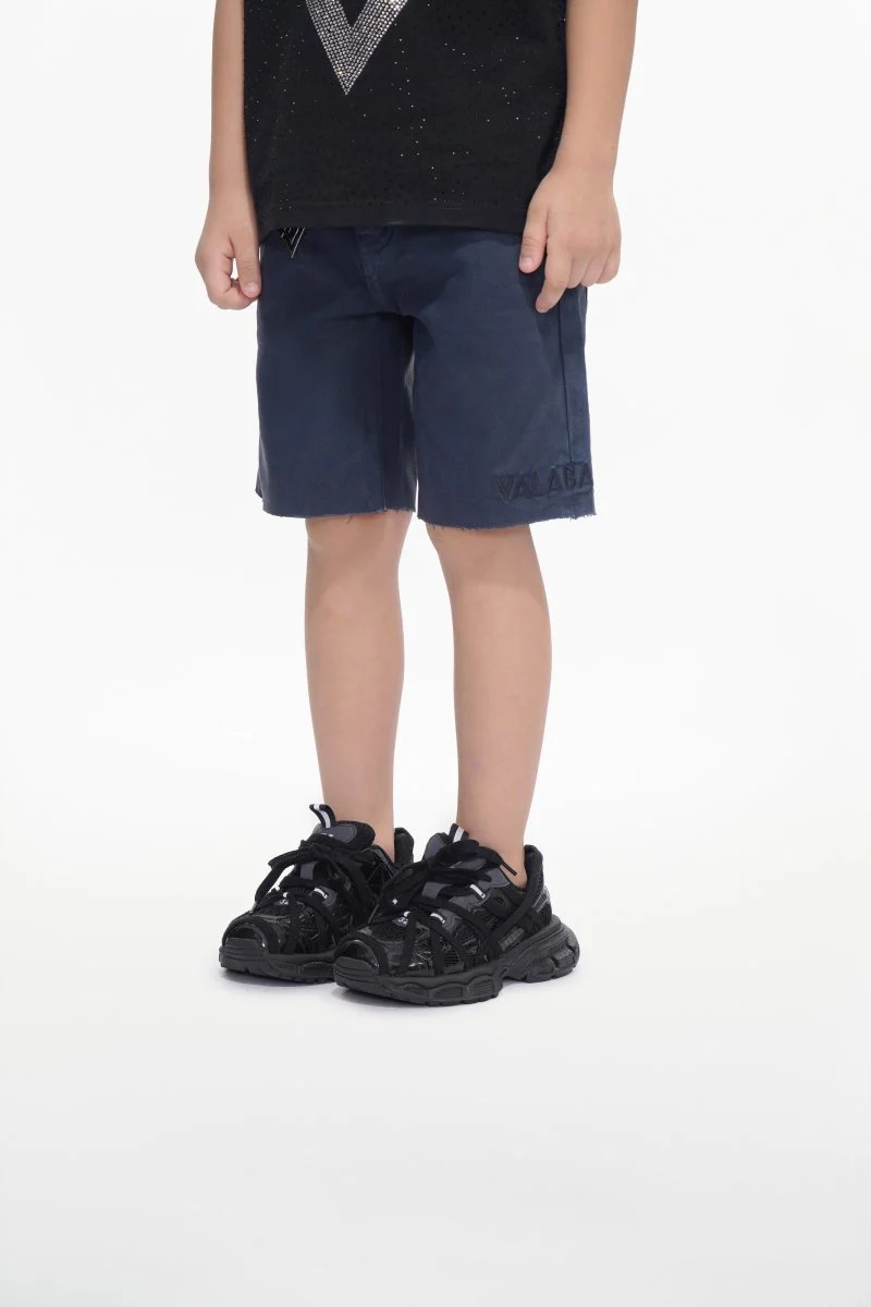 Jr. Shorts Kids Denim Navy Waxed - Image 6