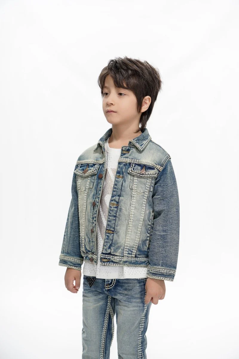 Treasury Kids Vintage Blue Jacket - Image 7