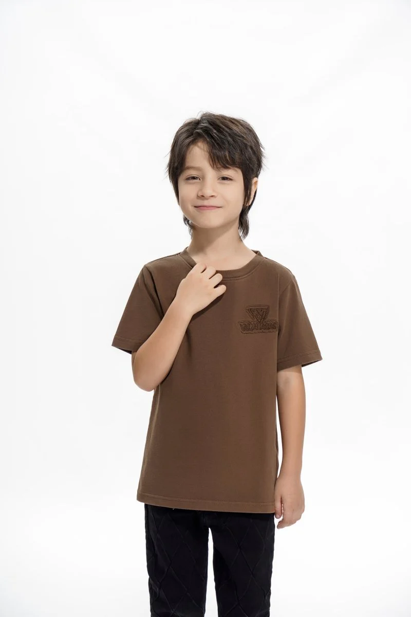 Vala Kids Brown Tee - Image 7