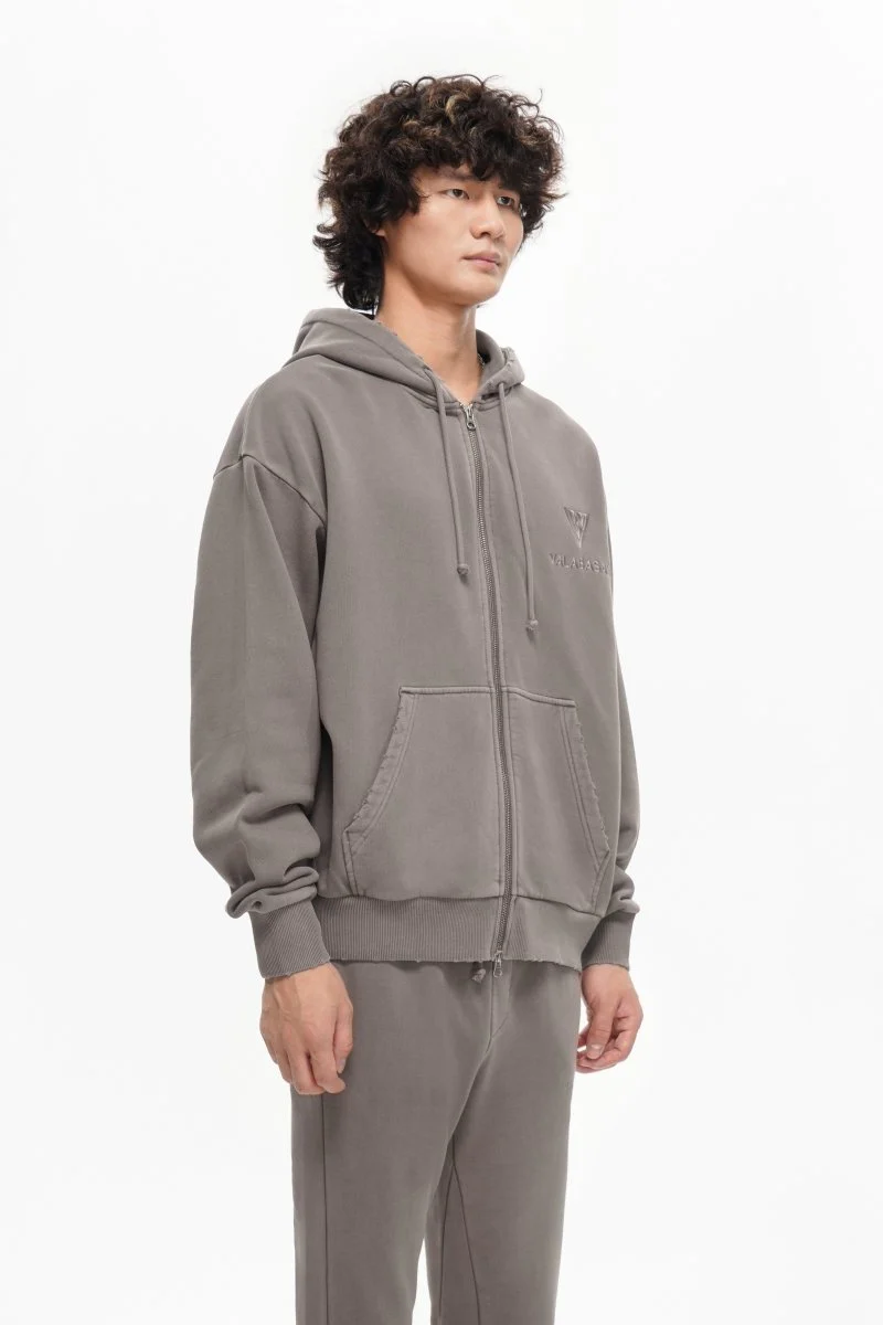 Mr. Fleece Zip Up Mocha - Image 7