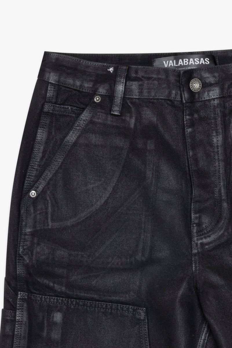 Mr. Straight Black Wash Waxed - Image 3