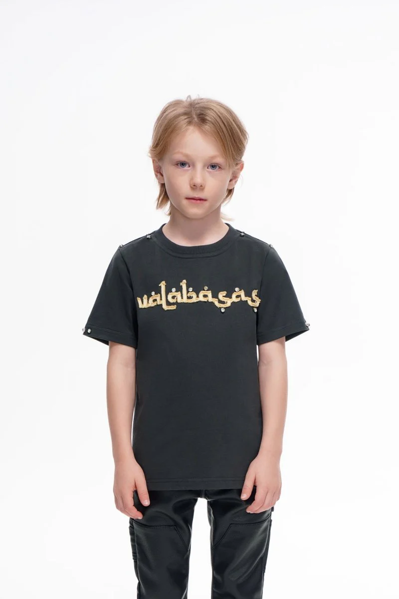 Kids Standard Grey Tee - Image 4