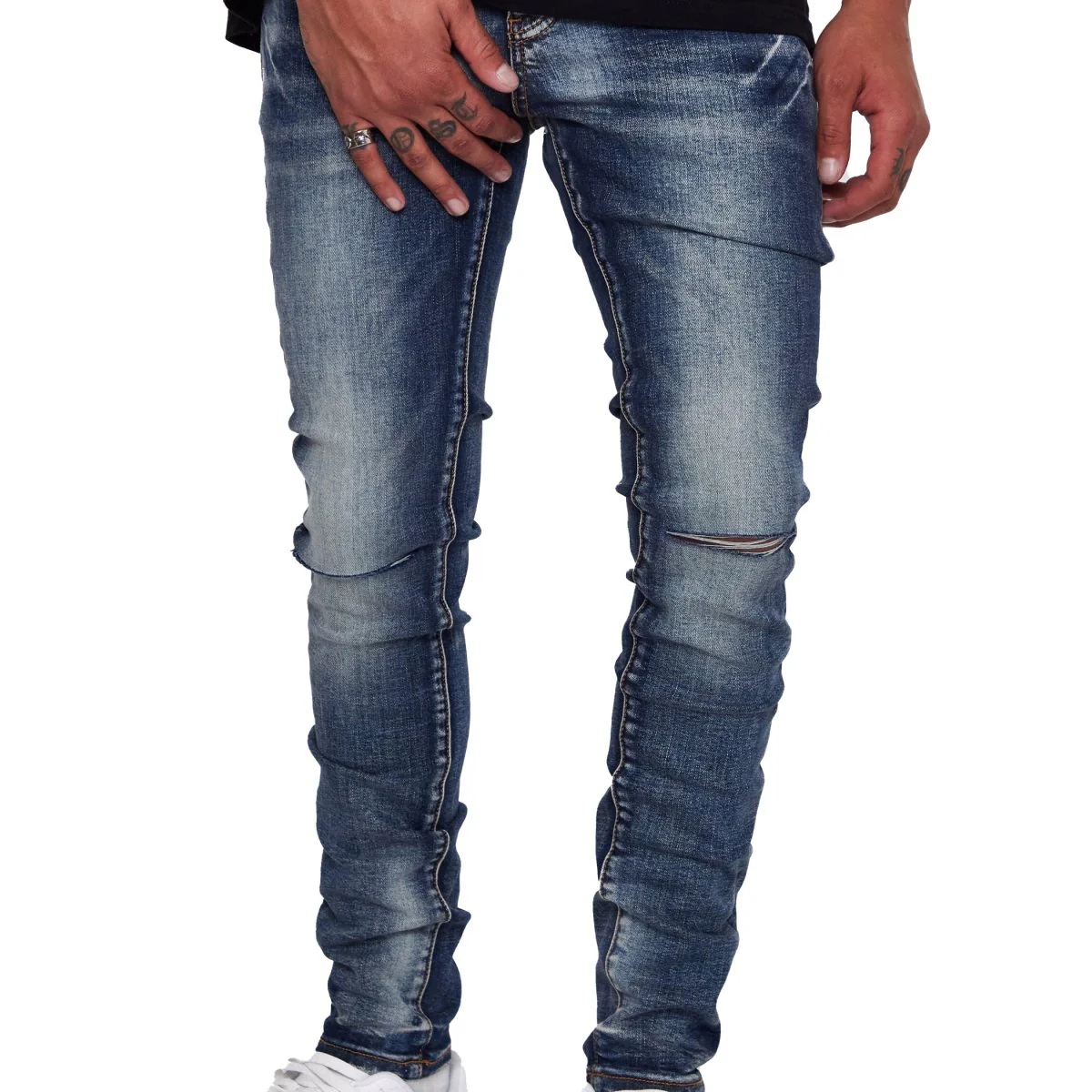 "MR CLEAN 2.0” LT.WASH SKINNY JEAN - Image 6