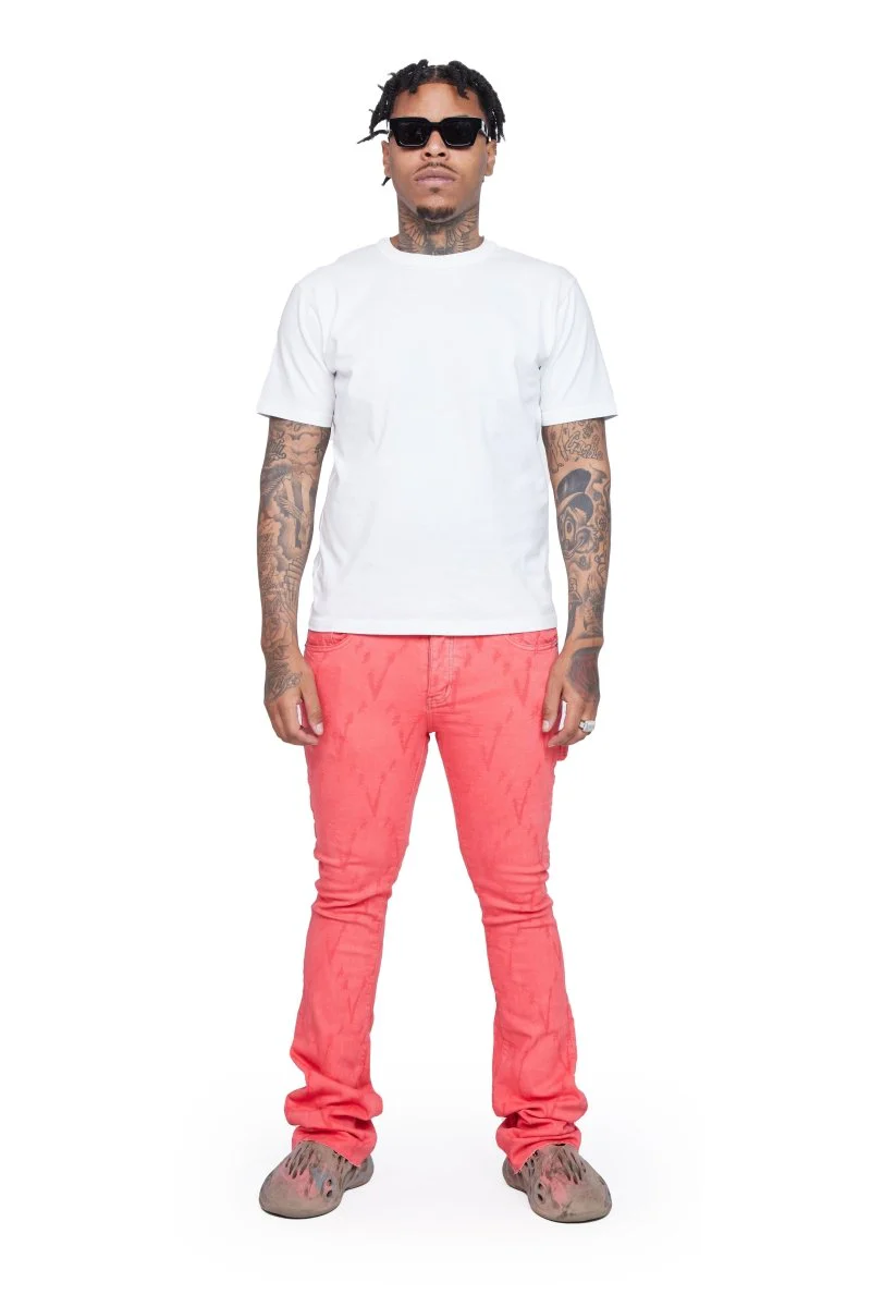 "APEX" STACKED FLARE PINK - Image 5